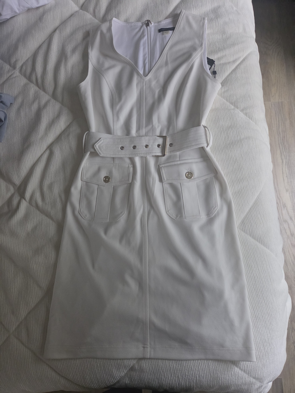Tommy Hilfiger White Above Knee Dress